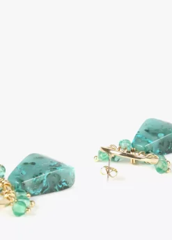 Pendientes turquesa