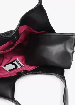 Shopper acolchado de cuadros