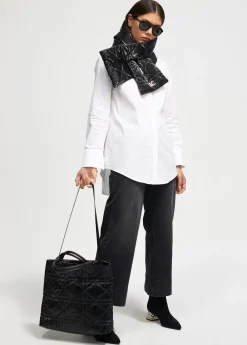 Shopper acolchado efecto brillante