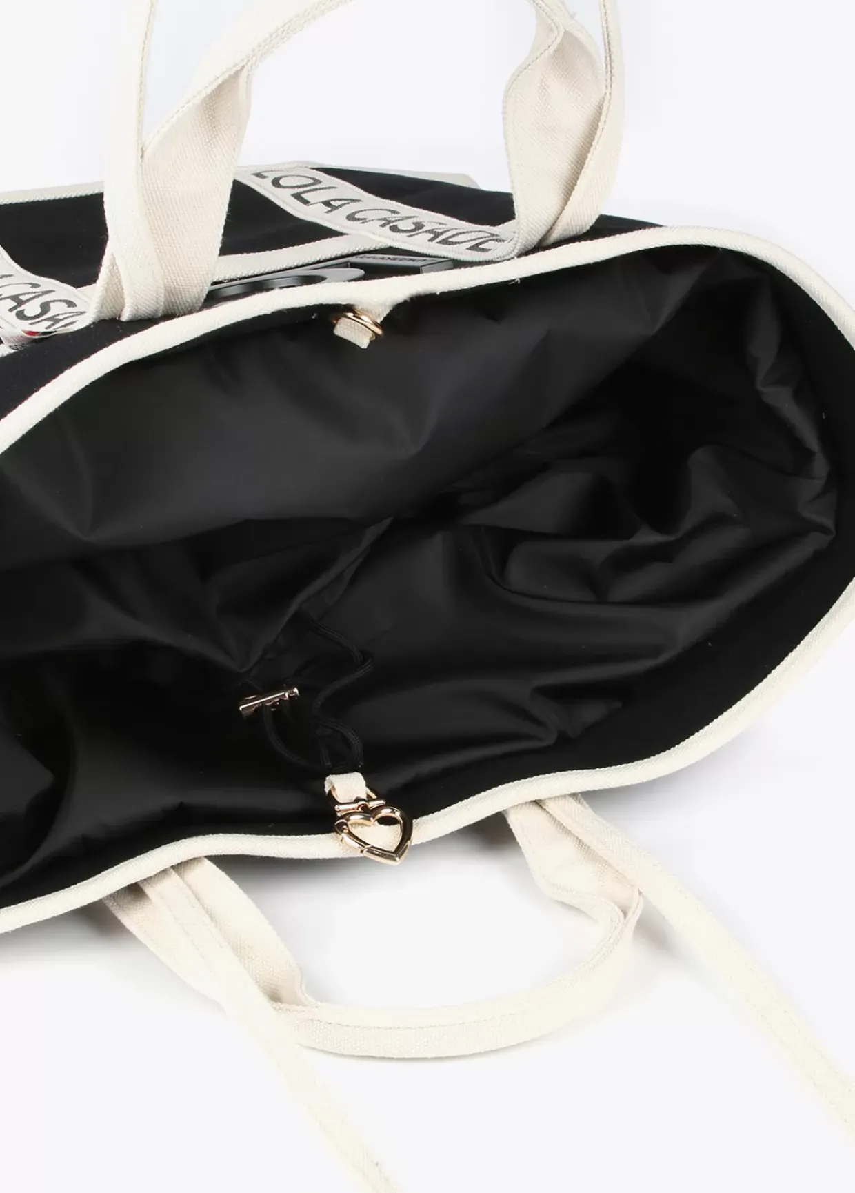 Shopper Canvas con asas logotipadas