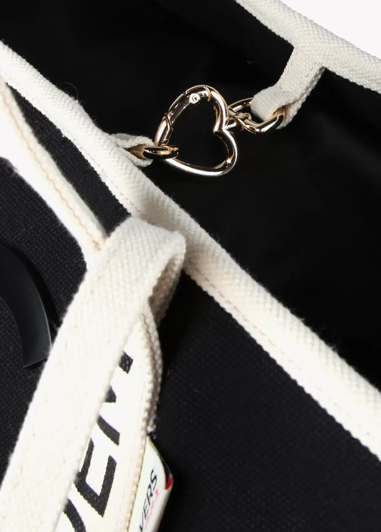 Shopper Canvas con asas logotipadas