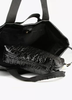 Shopper efecto charol