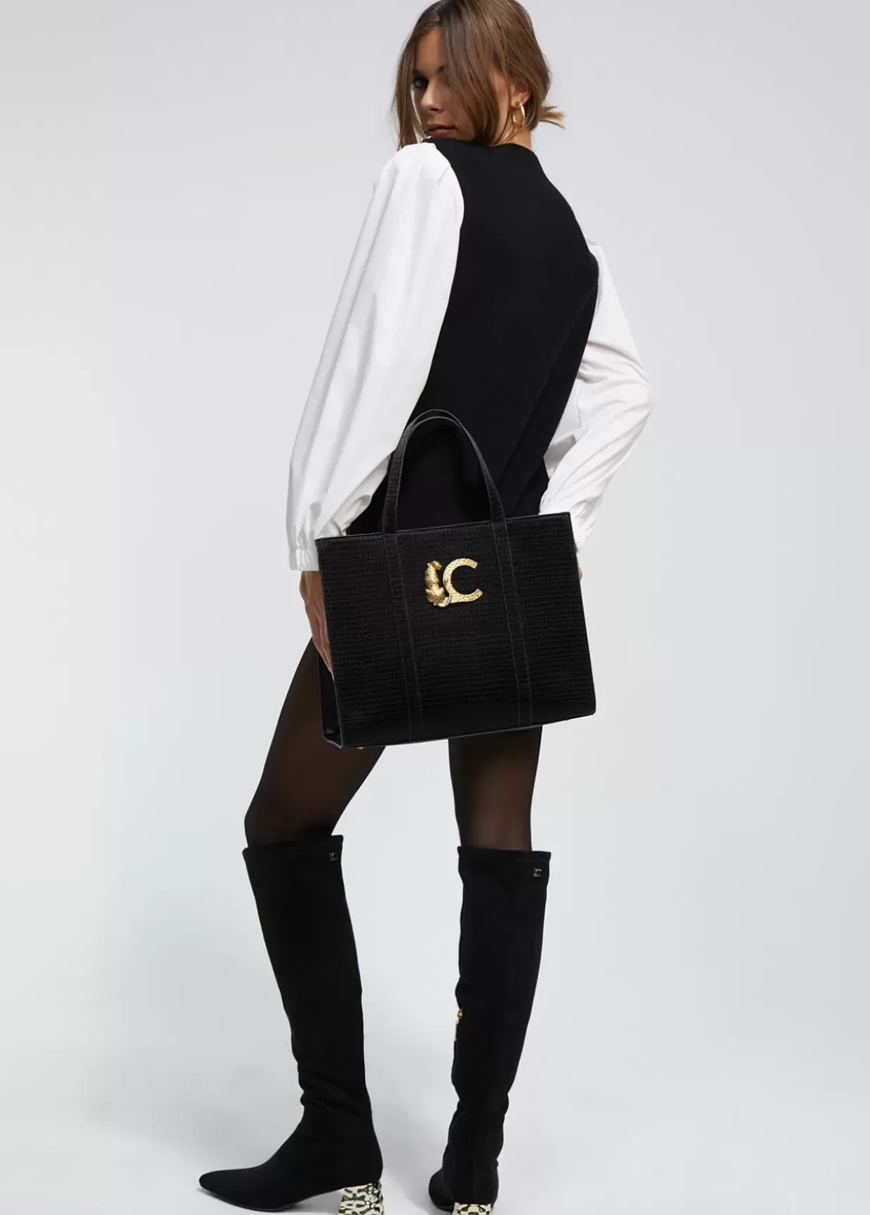 Shopper efecto piel cocodrilo