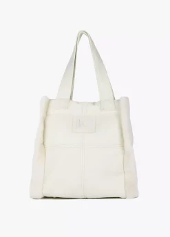 Shopper efecto piel y pelo