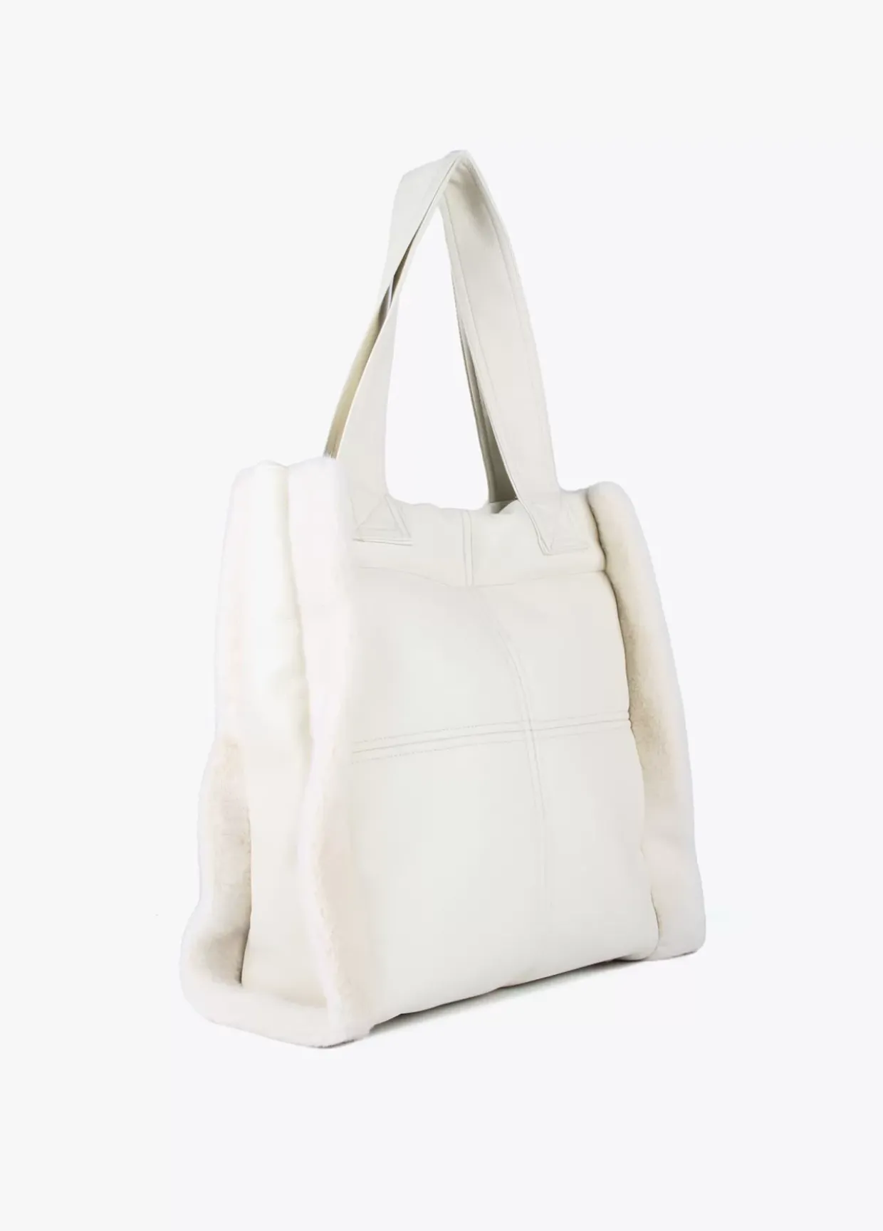 Shopper efecto piel y pelo