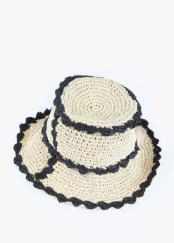 Sombrero efecto ráfia