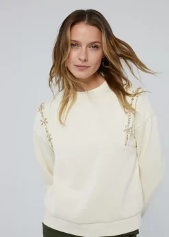 Sudadera con pedrería