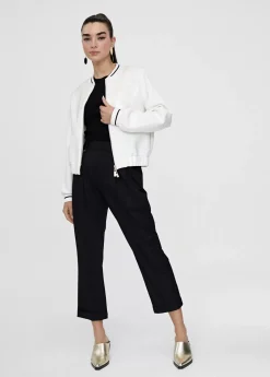 Sudadera cremallera con lentejuelas