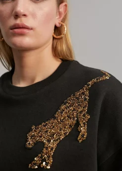 Sudadera detalle tigres