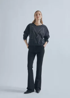 Sudadera M detalle strass |  Ropa | Lola Casademunt