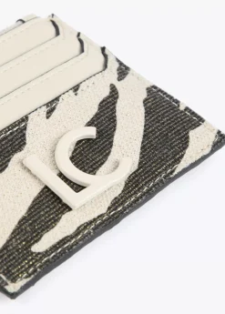 Tarjetero animal print zebra