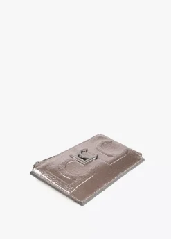 Tarjetero metalizado