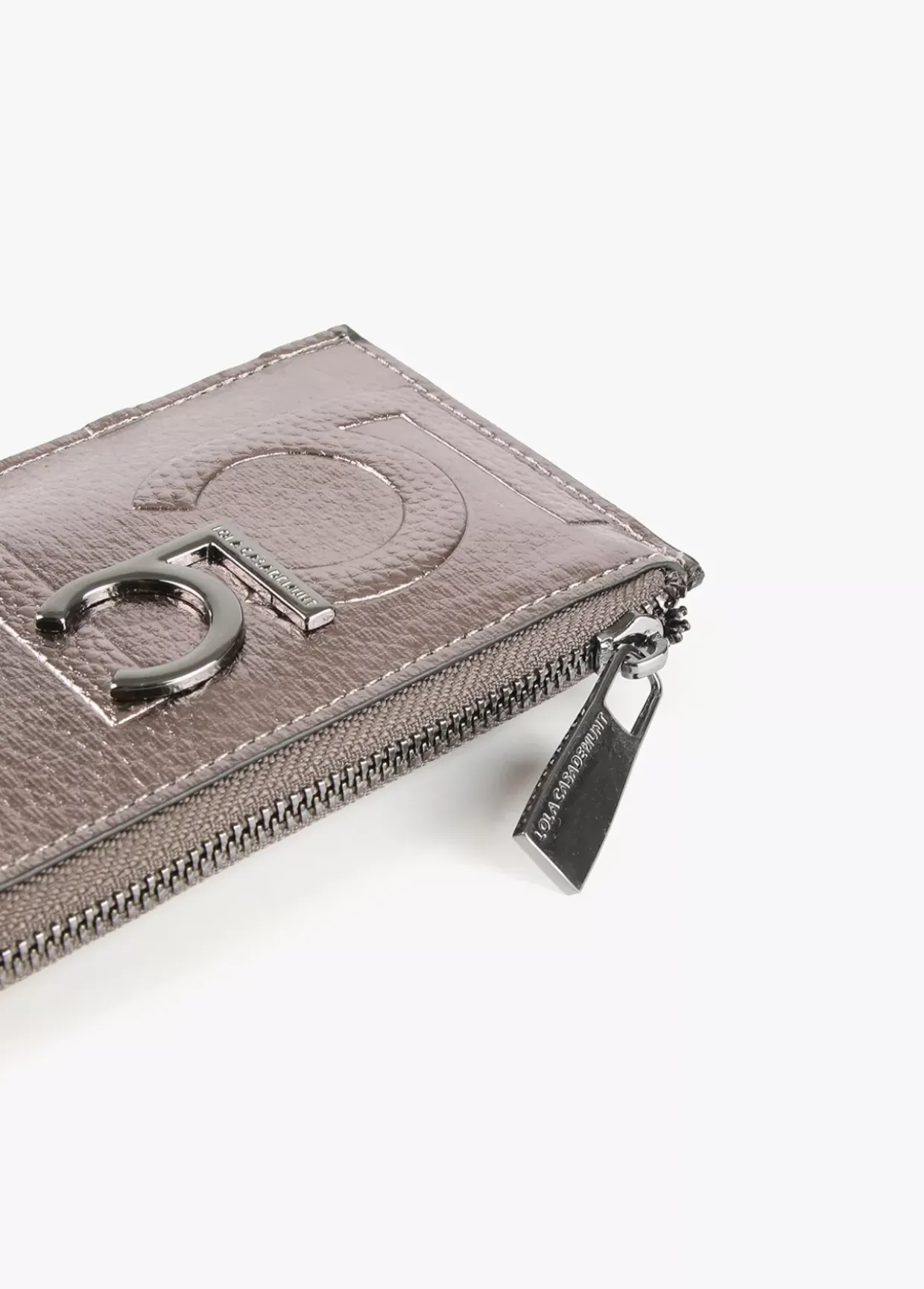 Tarjetero metalizado