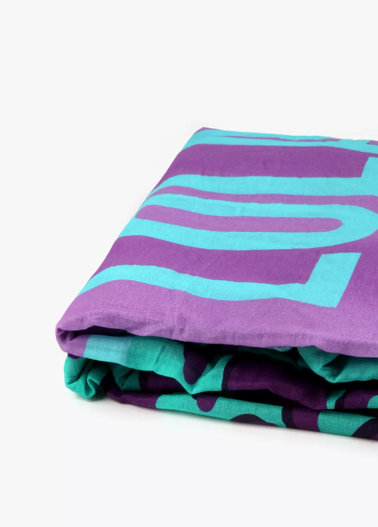 Toalla leopardo turquesa.