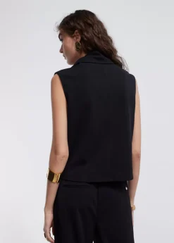 Top cuello desbocado