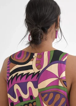 Top estampado multicolor