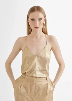 Top lencero escote en pico