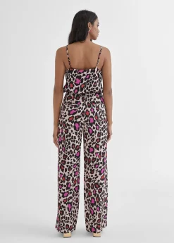 Top lencero estampado animal