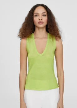 Top punto color liso