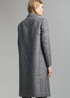 Trench monograma lúrex