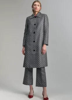 Trench monograma lúrex