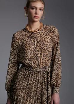 Vestido animal print