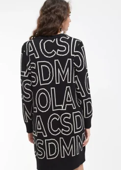 Vestido de punto letras