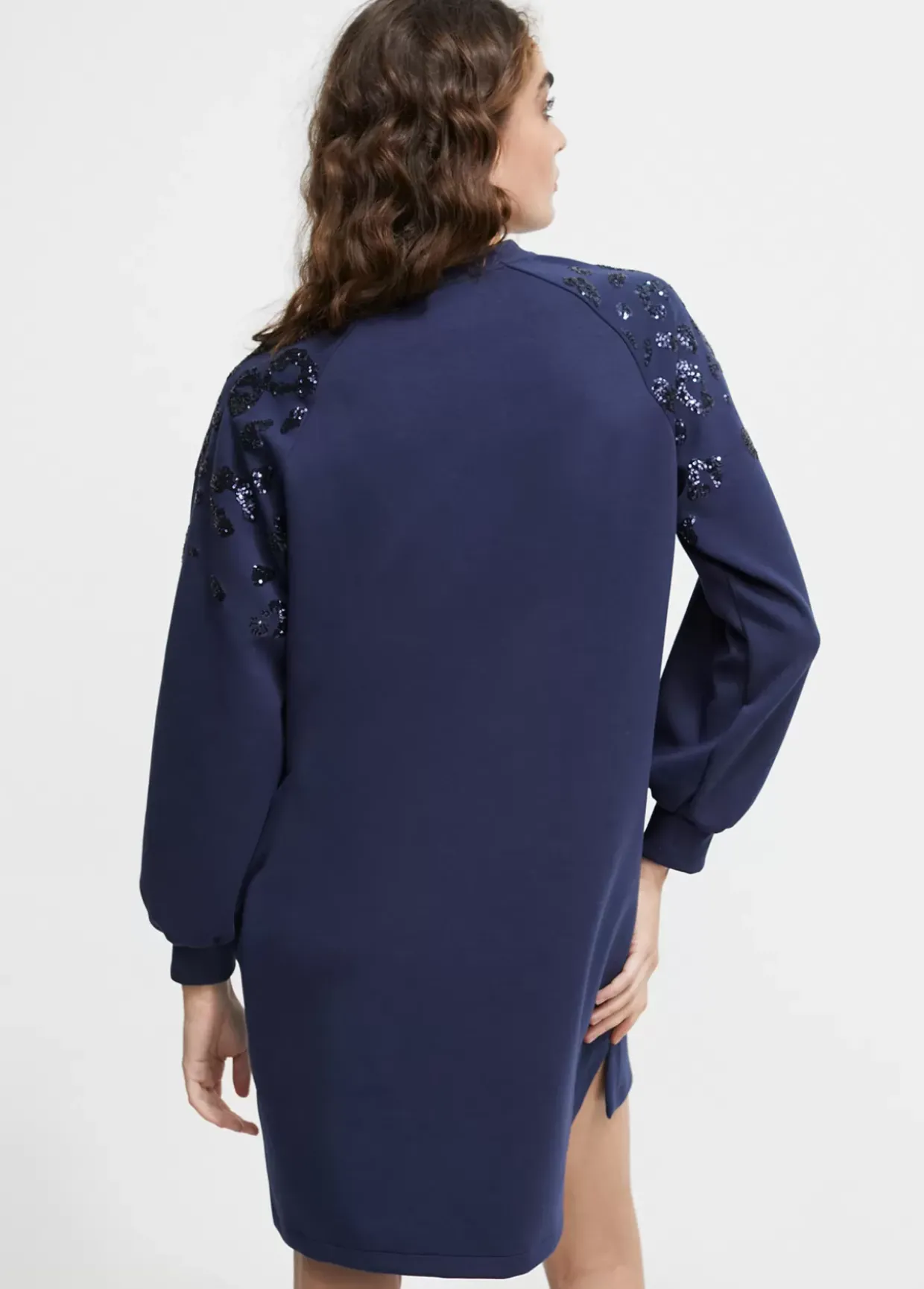 Vestido detalle lentejuelas