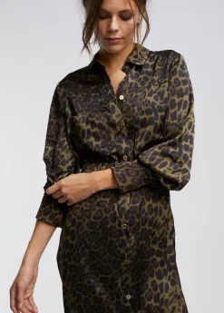 Vestido estampado animal print