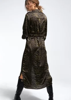 Vestido estampado animal print