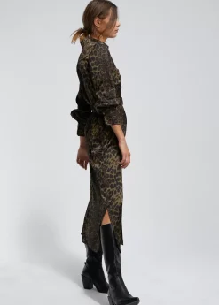 Vestido estampado animal print