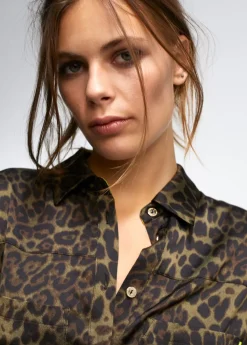 Vestido estampado animal print