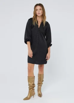 Vestido estampado logo