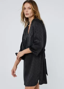 Vestido estampado logo