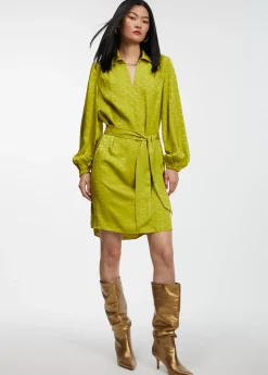 Vestido estampado logo