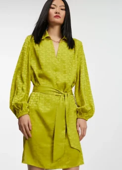 Vestido estampado logo