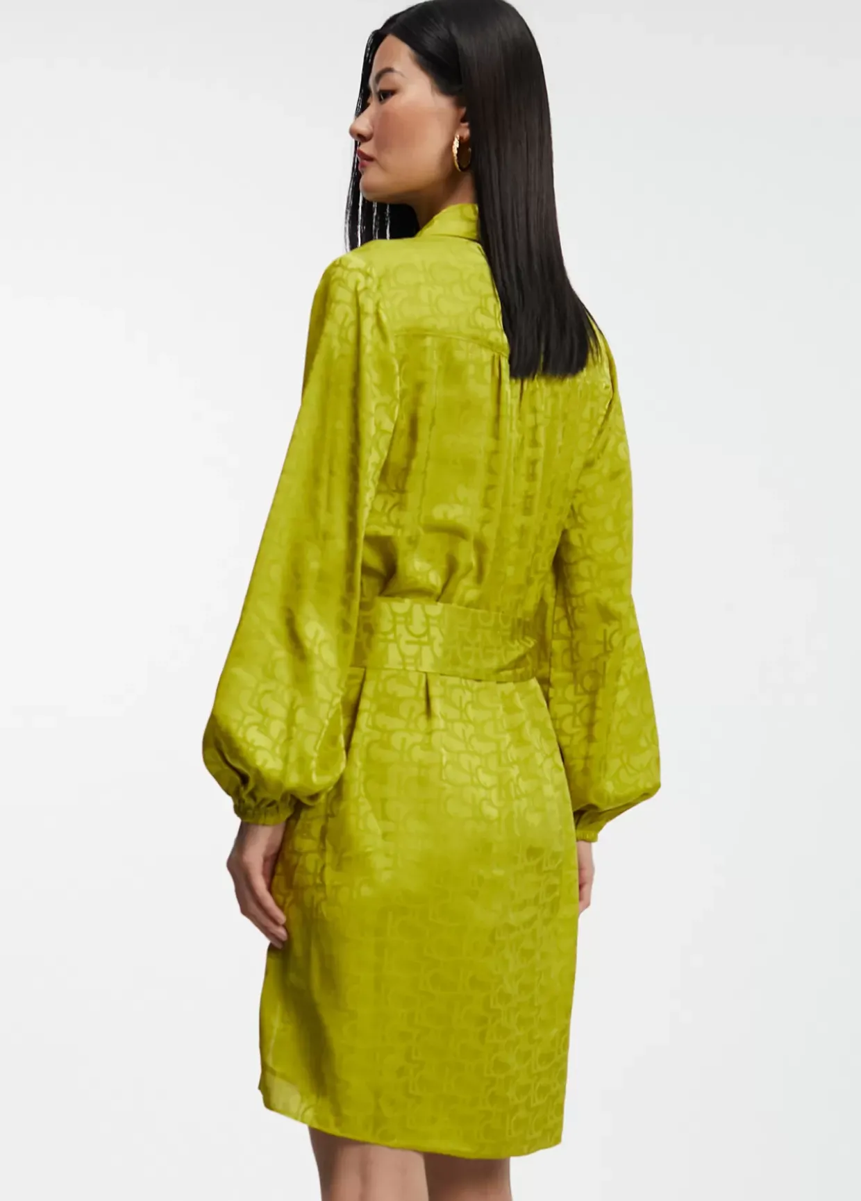 Vestido estampado logo