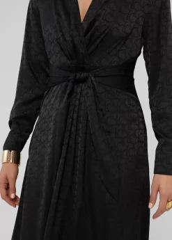 Vestido estampado logo