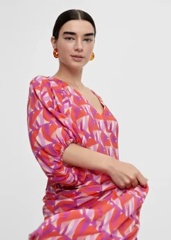 Vestido estampado multicolor