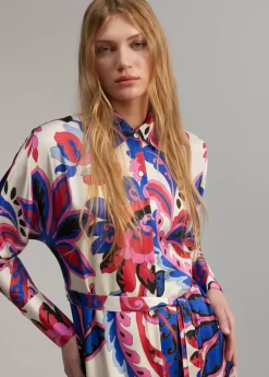 Vestido estampado paisley