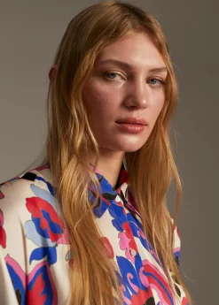 Vestido estampado paisley