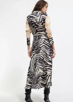 Vestido estampado zebra