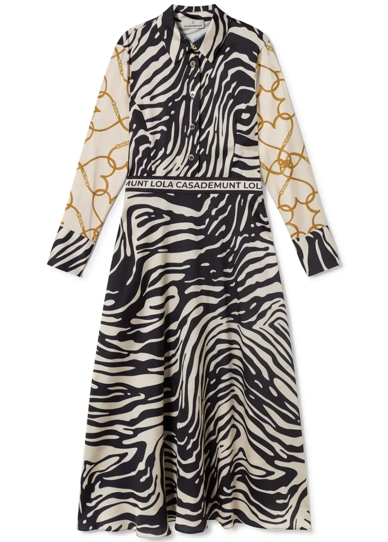 Vestido estampado zebra