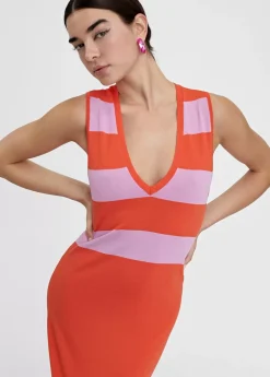 Vestido largo de punto