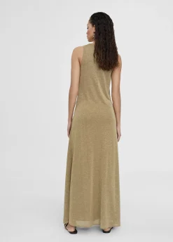 Vestido largo de punto