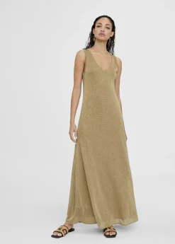 Vestido largo de punto