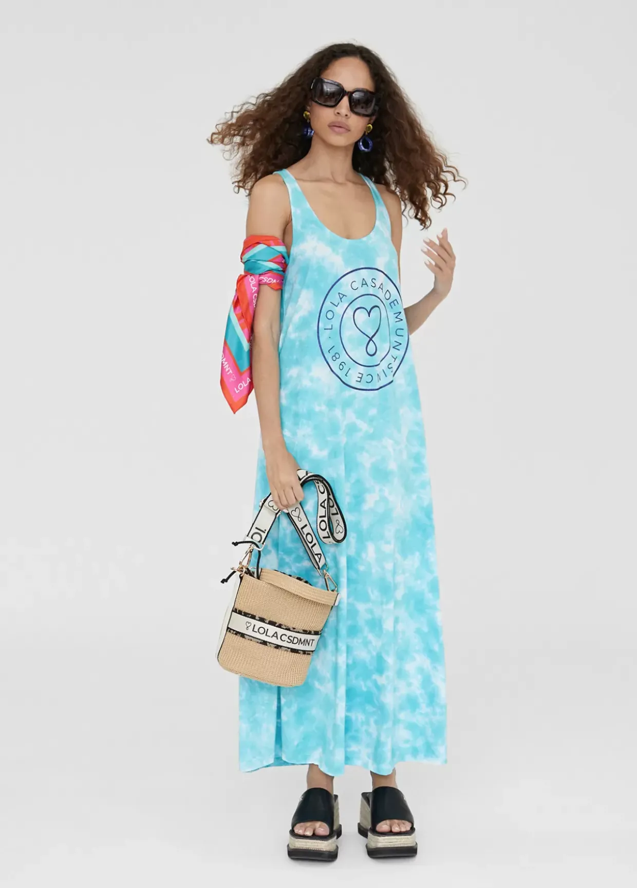 Vestido largo de tirantes