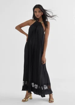 Vestido largo halter