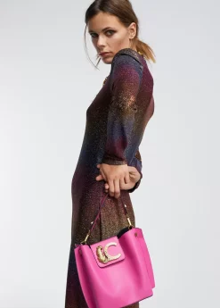 Vestido largo lúrex