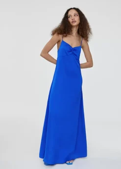 Vestido largo tipo lencero